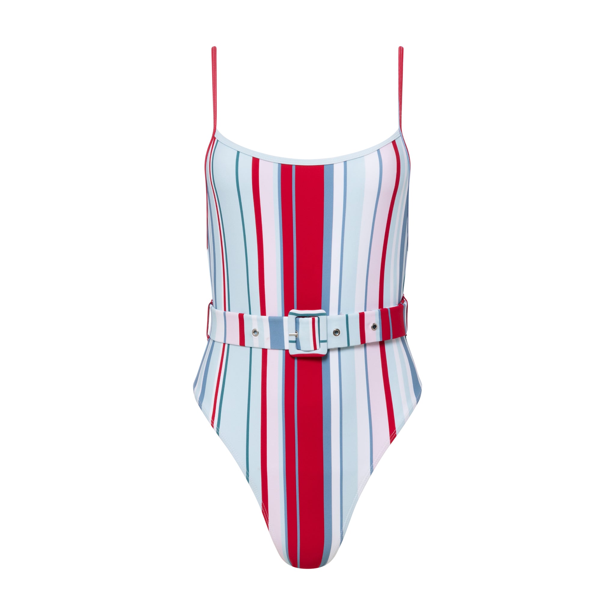 Carter Belted One Piece Violet – Sister Swim