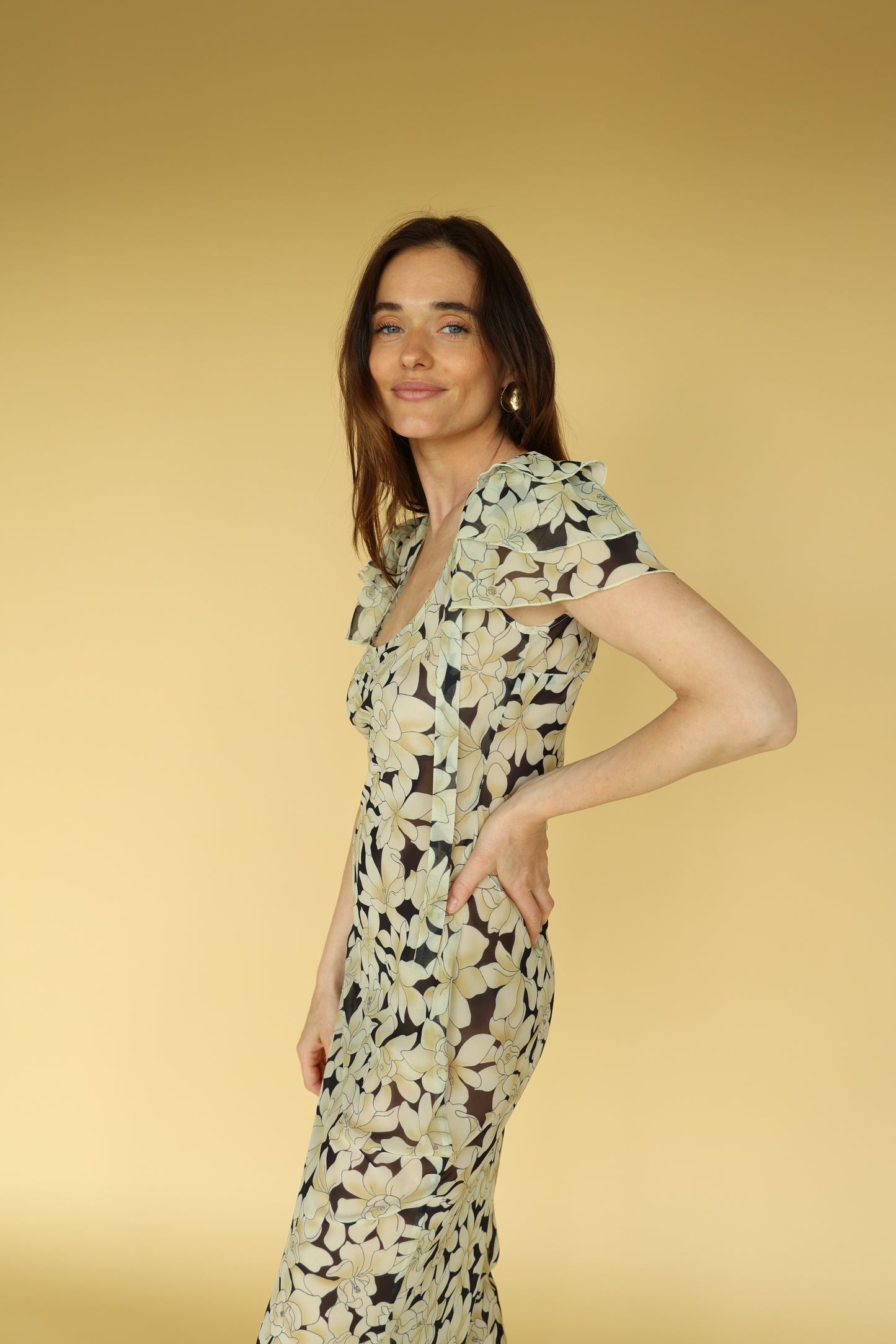 Lauren Dress Tropical Floral