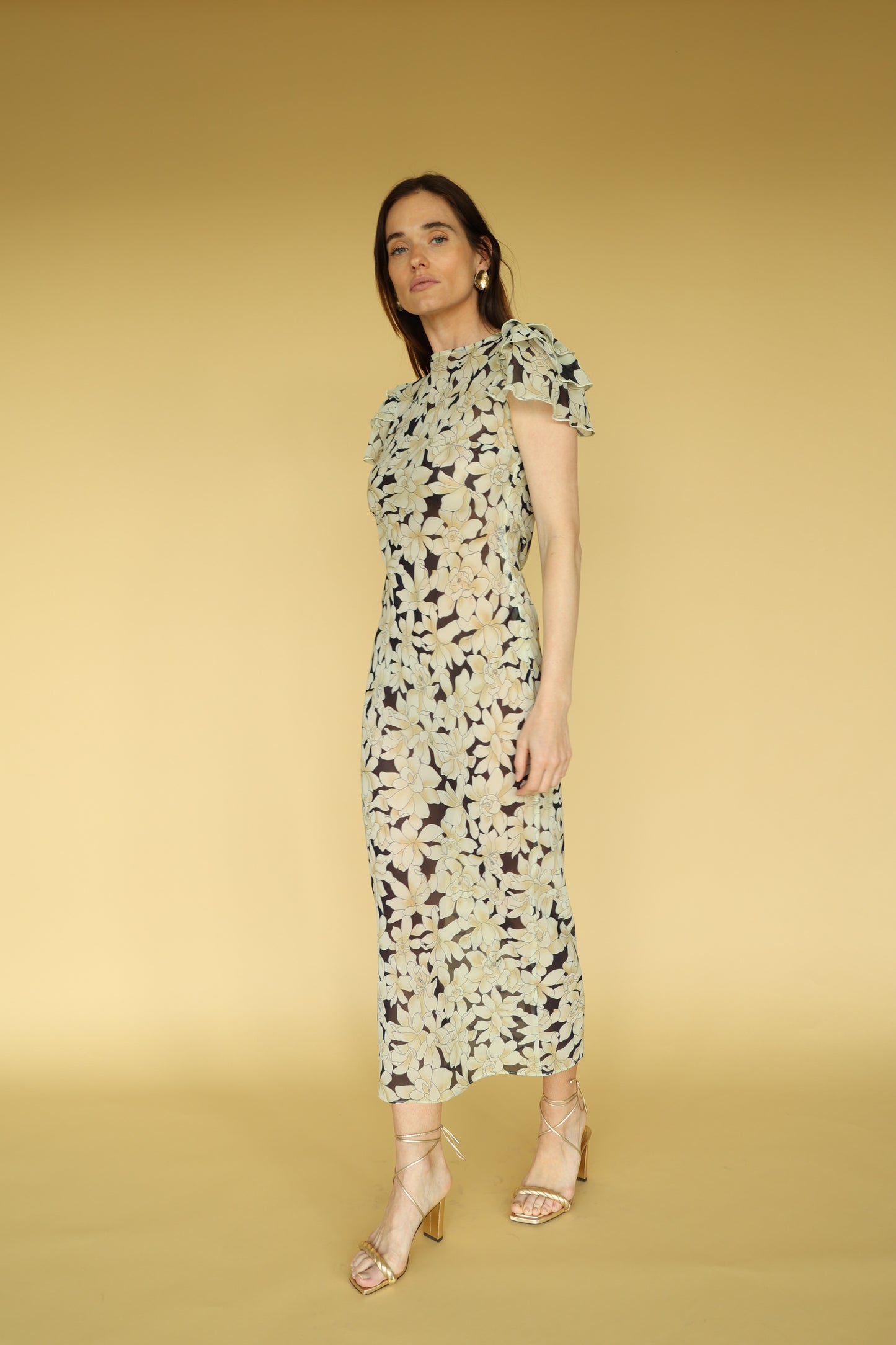 Lauren Dress Tropical Floral